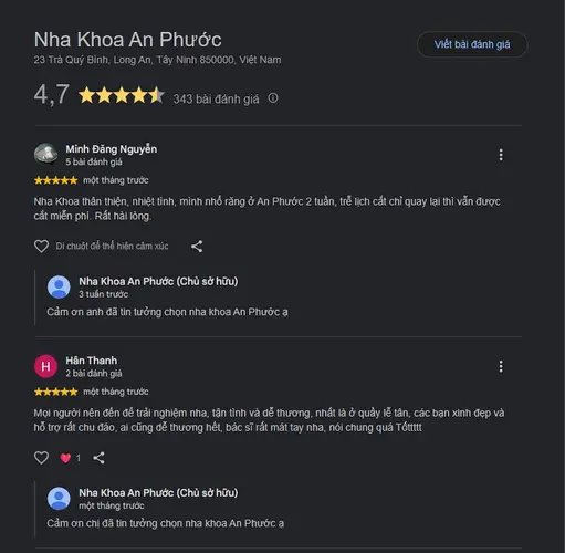 Đánh giá khách hàng