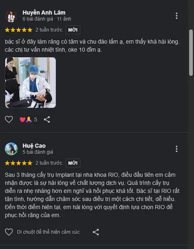 Đánh giá khách hàng