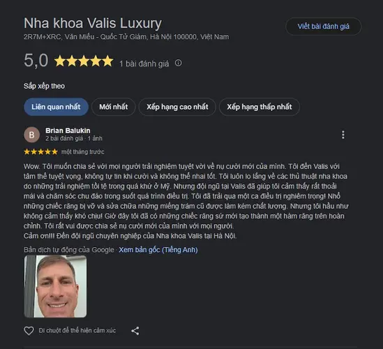 Đánh giá khách hàng